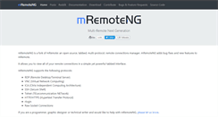 Desktop Screenshot of mremoteng.org