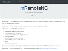 Tablet Screenshot of mremoteng.org